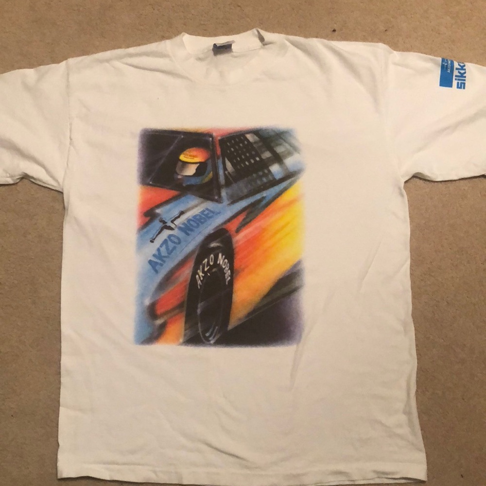 Vintage Azko Nobel sikkens shirt